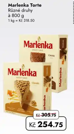 TRAVEL FREE Marlenka Torte nabídka