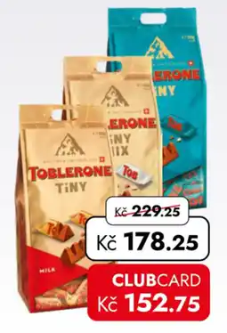 TRAVEL FREE Toblerone tiny nabídka