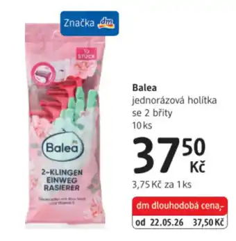 Balea jednorázová holítka se 2 břity