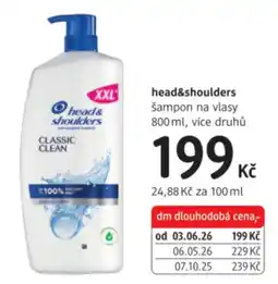 dm drogerie head&shoulders šampon na vlasy nabídka