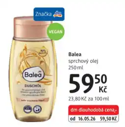 dm drogerie Balea sprchový olej nabídka