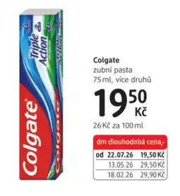dm drogerie Colgate zubní pasta nabídka