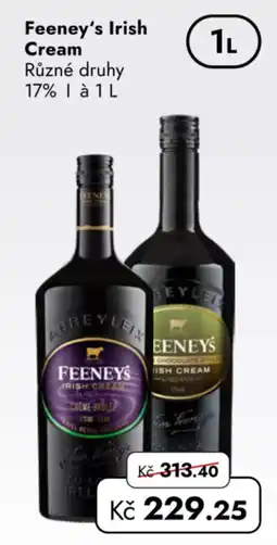 TRAVEL FREE Feeney's Irish Cream nabídka