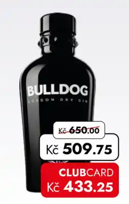 TRAVEL FREE Bulldog london dry gin nabídka