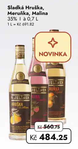 TRAVEL FREE R. Jelínek Sladká Hruška, Meruňka, Malina nabídka