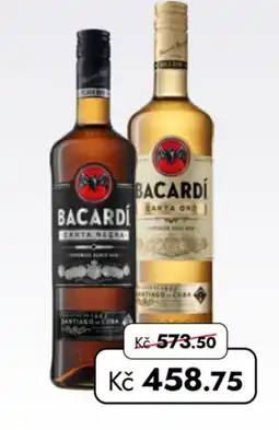 TRAVEL FREE Bacardi carta negra bacardi carta oro nabídka