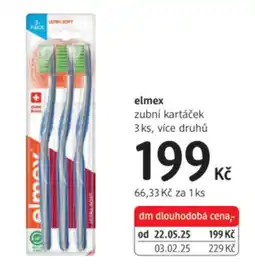 dm drogerie elmex zubní kartáček nabídka