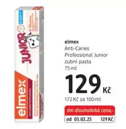 dm drogerie elmex Anti-Caries Junior nabídka