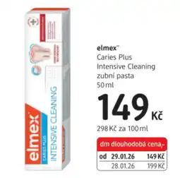 dm drogerie elmex caries plus intensive cleaning nabídka
