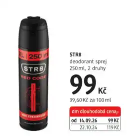 dm drogerie Str8 deodorant sprej nabídka