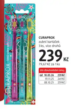 dm drogerie Curaprox zubní kartáček nabídka