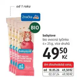 dm drogerie babylove nabídka
