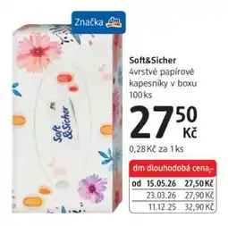 dm drogerie Soft&Sicher nabídka