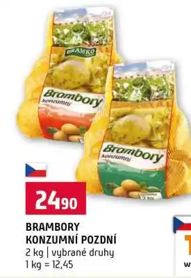 Brambory konzumní pozdní