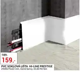 Baumax Pvc soklová lišta hi-line prestige nabídka