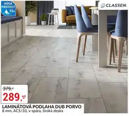 Baumax Classen laminátová podlaha dub porvo nabídka