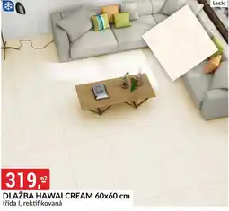 Baumax Dlažba hawaii cream nabídka