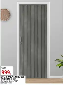 Baumax Roble carbonio dveře shrnovací nabídka