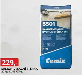 Cemix samonivelační stěrka