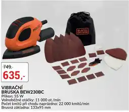 Baumax Black+Decker vibrační bruska bew230bc nabídka