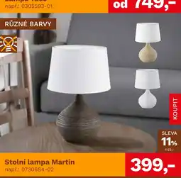 Asko Martin Stolní lampa nabídka