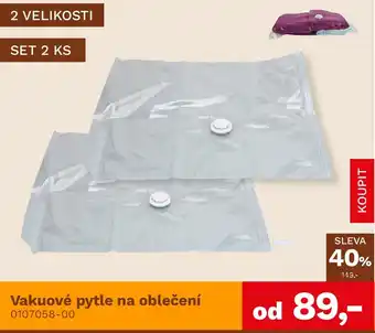 Vakuové pytle na oblečení