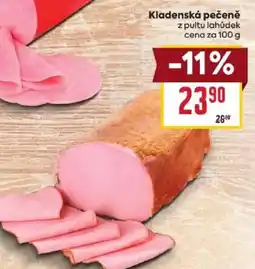 Billa Kladenská pečeně z pultu lahůdek nabídka