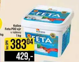 Jip Kolios Feta PDO sýr v nálevu nabídka