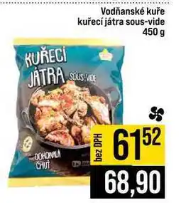 Jip Vodňanské kuře kuřecí játra sous-vide nabídka