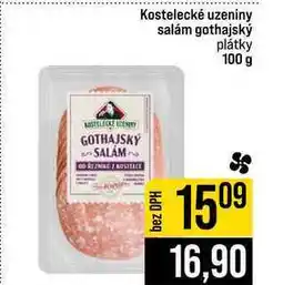 Jip Kostelecké uzeniny salám gothajský plátky nabídka