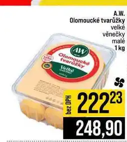 Jip A.W. Olomoucké tvarůžky velké věnečky malé nabídka