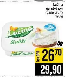 Jip Lučina čerstvý sýr různé druhy nabídka