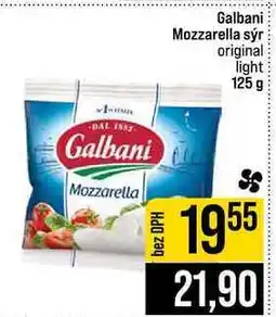 Jip Galbani Mozzarella sýr original light nabídka