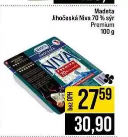 Jip Madeta Jihočeská Niva 70 % sýr Premium nabídka