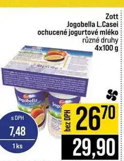 Jip Zott Jogobella L.Casei ochucené jogurtové mléko různé druhy nabídka