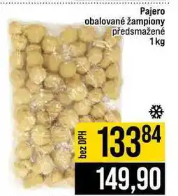 Jip Pajero obalované žampiony předsmažené nabídka