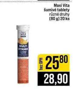 Jip Maxi Vita šumivé tablety různé druhy (80 g) 20 ks nabídka
