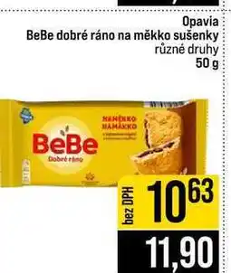 Jip Opavia BeBe dobré ráno na měkko sušenky různé druhy nabídka