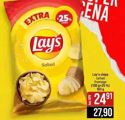 Jip Lay's chips salted fromage 130 g+25% 163 g nabídka