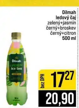 Jip Dilmah ledový čaj zelený+jasmín černý+broskev černý+citron 500 ml nabídka