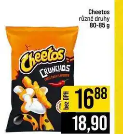 Jip Cheetos různé druhy nabídka