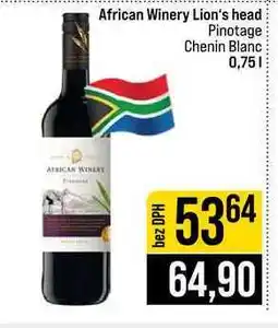 Jip African Winery Lion's head Pinotage Chenin Blanc nabídka