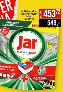 Jip Jar Platinum Plus tablety do myčky lemon 102 dávek nabídka