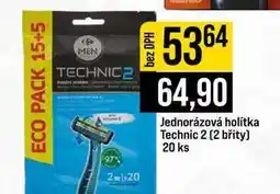 Jip Jednorázová holítka Technic 2 (2 břity) 20 ks nabídka