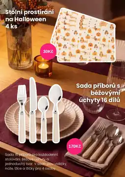 Pepco Sada příborů s béžovými úchyty 16 dílů nabídka