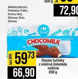 Jip Classic tyčinky z mléčné čokoláda mléčné nabídka