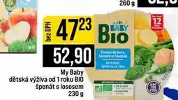 Jip My Baby dětská výživa od 1 roku BIO špenát s lososem nabídka