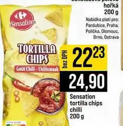 Jip Sensation tortilla chips chilli nabídka