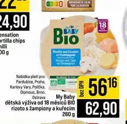 Jip My Baby dětská výživa od 18 měsíců BIO rizoto s žampiony a kuřecím nabídka