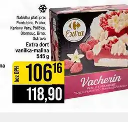 Jip Extra dort vanilka-malina nabídka